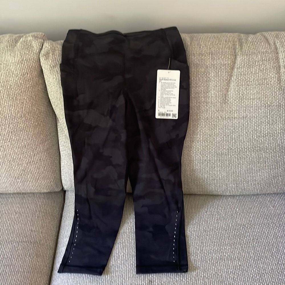 Lululemon Swift Speed HR Crop 21” leggings - Black/Gray Camo